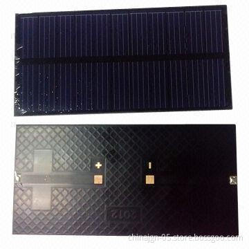 Small PET Solar Panel, Measures 112.5 x 55.5 x 2mm